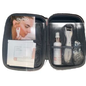 Beauty Bio GloPro Facial Microneedle Tool Set with Storage and 2 Attachments